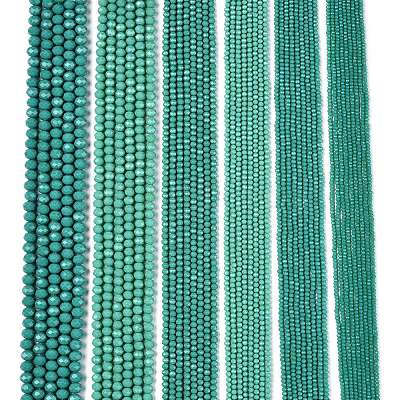 Opaque Solid Color Imitation Jade Glass Beads Strands EGLA-A044-P4mm-D31-1
