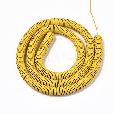 Spray Painted Non-magnetic Synthetic Hematite Beads Strands G-R0468-03D-11-1