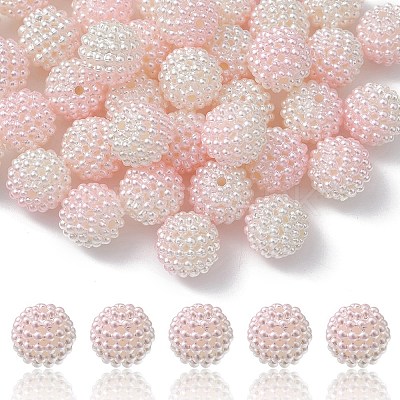 Imitation Pearl Acrylic Beads OACR-FS0001-42D-1