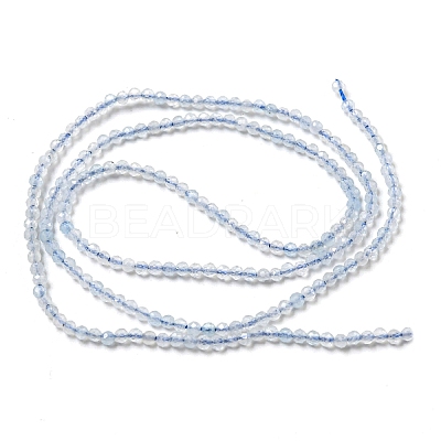 Natural Aquamarine Beads Strands G-A097-A17-01-1