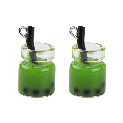 Glass Bottle Pendants CRES-S359-01H-1