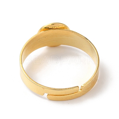Adjustable 304 Stainless Steel Finger Rings Components LS-STAS-F149-21G-A-1