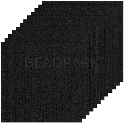 12Pcs Square Self-adhesion Polyester Carpet Tape DIY-CN0003-45B-1