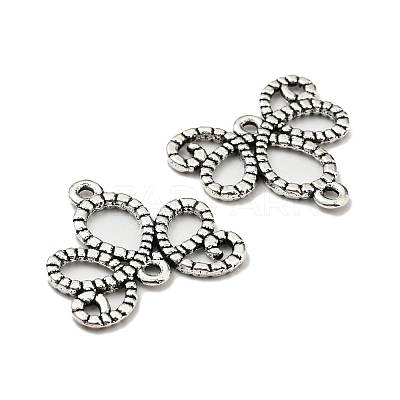 Tibetan Style Alloy Links Connectors TIBEP-EA11609YKG-AS-FF-1