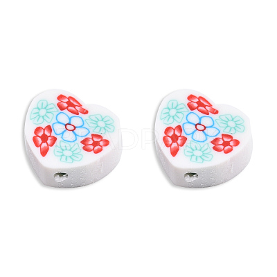 Handmade Polymer Clay Beads CLAY-T019-13A-1