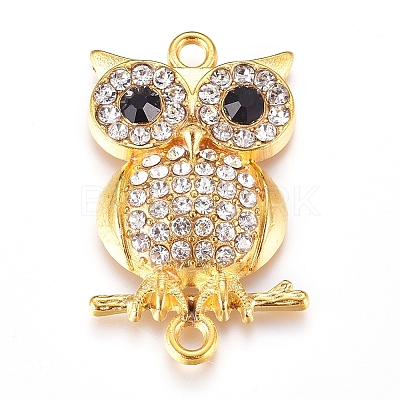 Alloy Rhinestone Links connectors RB-B062-A01G-1