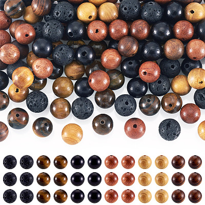 300Pcs 6 Style Beads Jewelry Making Finding Kit DIY-KS0001-32-1