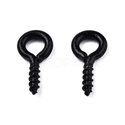 Spray Painted Iron Screw Eye Pin Peg Bails IFIN-N010-002B-01-1