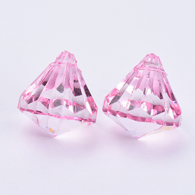 Transparent Acrylic Pendants TACR-Q260-C-V03-1