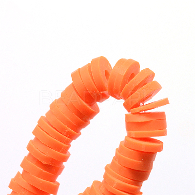 Handmade Polymer Clay Beads X-CLAY-R067-8.0mm-12-1