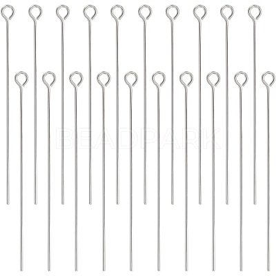 30Pcs 925 Sterling Silver Eye Pins STER-BC0002-59A-1