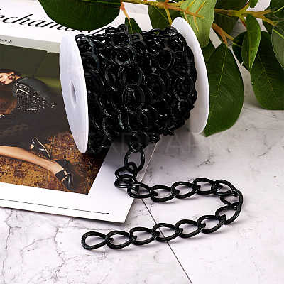 Aluminium Twisted Chains Curb Chains CHA-TA0001-05EB-1
