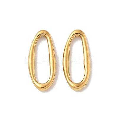 304 Stainless Steel Oval Linking Rings STAS-L300-010A-G-1