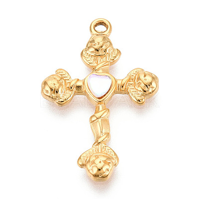 304 Stainless Steel Pendants STAS-N110-26A-G-1
