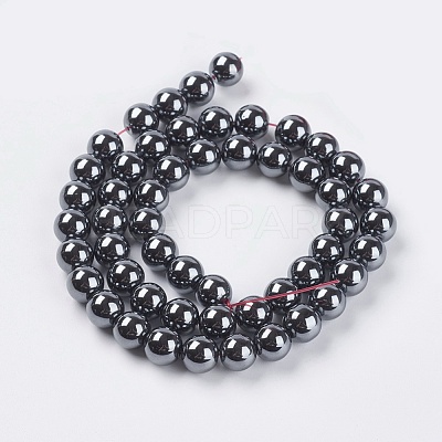 Non-Magnetic Synthetic Hematite Beads Strands G-H1071-1-1