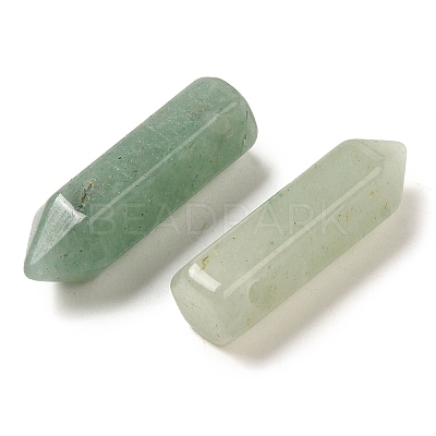 Natural Green Aventurine Pointed Pendants G-C158-05L-1