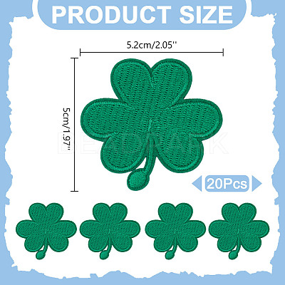 Computerized Embroidery Cloth Patches PATC-WH0002-065A-1