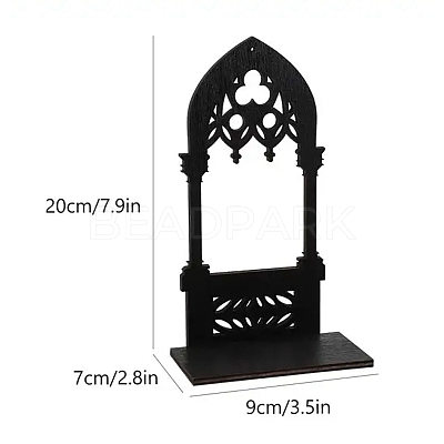 Gothic Wood Candlestick PW-WGA6AEA-02-1