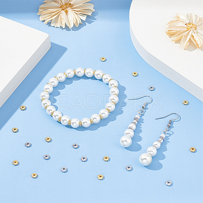160Pcs 2 Colors Alloy Spacer Beads FIND-BC0004-91-1