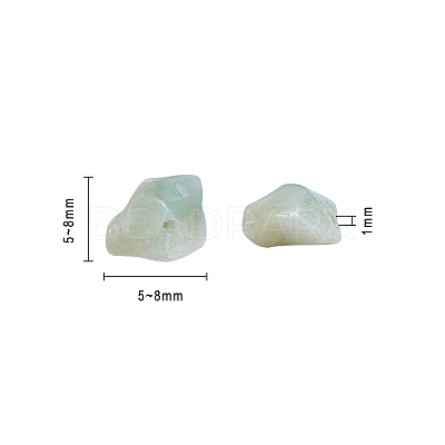 Natural Amazonite Chip Beads G-CJ0001-21-1