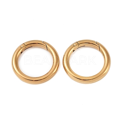 Ion Plating(IP) 316 Stainless Steel Spring Gate Rings STAS-M296-01G-E-1