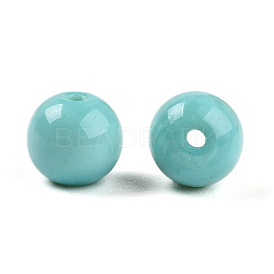 Opaque Solid Color Glass Beads X1-GLAA-N007-8mm-A13-1