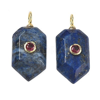 Natural Lapis Lazuli Pendants KK-CBAF9BC-20G-07-1