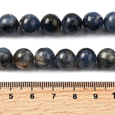Natural Kyanite/Cyanite/Disthene Beads Strands G-G272-A01-10mm-1