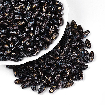Baking Paint Glass Seed Beads SEED-N008-06J-1
