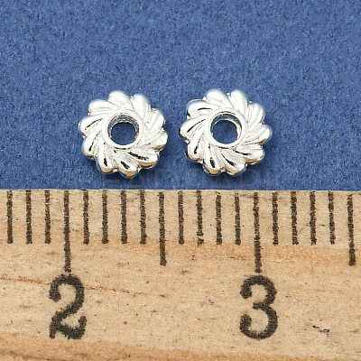 Rack Plating Zinc Alloy Beads FIND-T071-05S-1