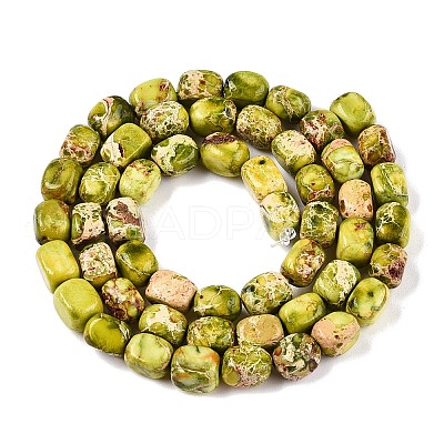 Natural Imperial Jasper Beads Strands G-N342-62J-1