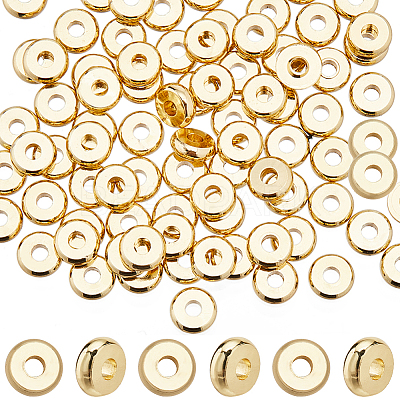200Pcs Brass Spacer Beads KK-SC0004-02-1