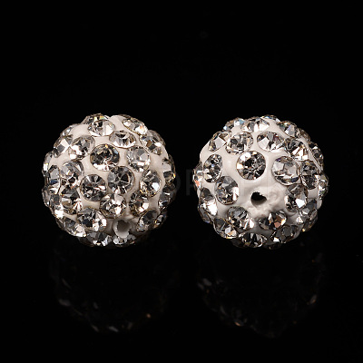 Pave Disco Ball Beads RB-Q195-8mm-001-1