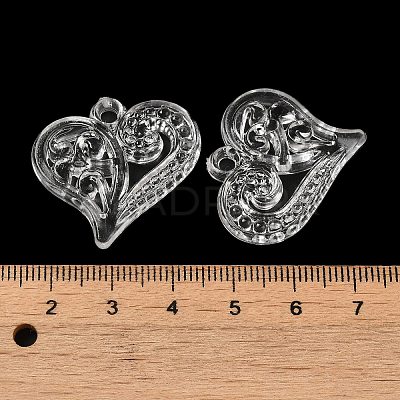 Valentine's Day Transparent Acrylic Pendants TACR-G048-02A-1