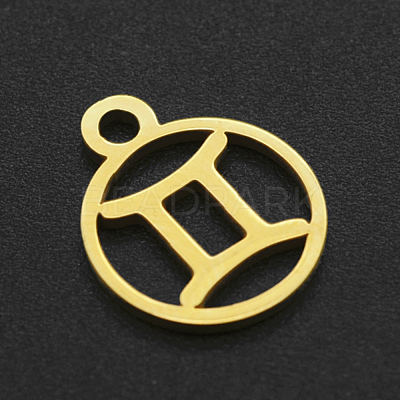 201 Stainless Steel Charms STAS-T014-LA111-3-1