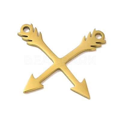 PVD Vacuum Plating 201 Stainless Steel Pendants STAS-E217-33G-1