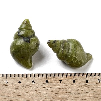 Natural Southern Jade Carved Figurines DJEW-L023-H11-1