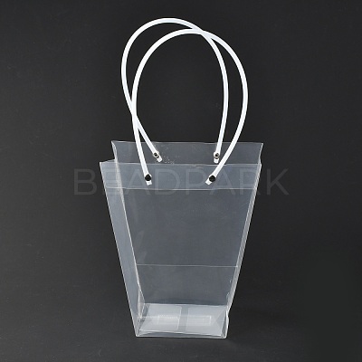 Valentine's Day Trapezoid PP Plastic Gift Bags ABAG-L015-01A-1