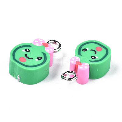 Imitation Food Handmade Polymer Clay Charms CLAY-N006-40-1