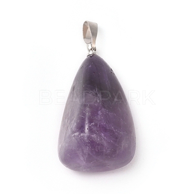 Natural Amethyst Pendants G-k302-B11-1