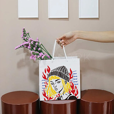 PET Hollow Out Drawing Painting Stencils DIY-WH0405-0070-1