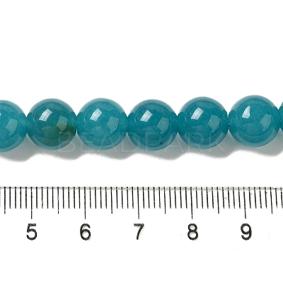 Natural Dyed White Jade Beads Strands G-M402-C04-16-1