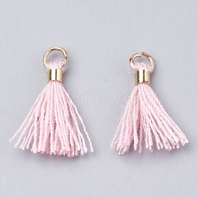 Polycotton(Polyester Cotton) Tassel Pendant Decorations FIND-S275-27G-1