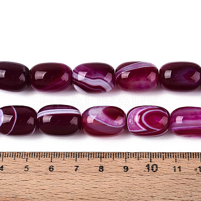 Natural Agate Beads Strands G-N356-02A-09-1