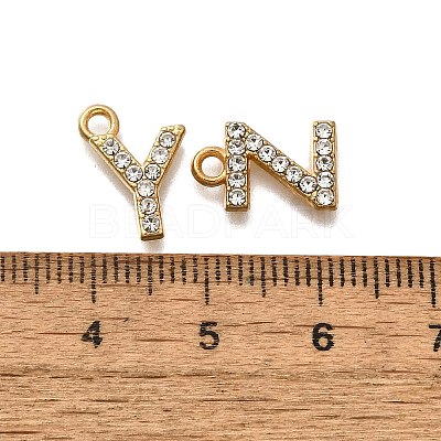Alloy Rhinestone Charms ENAM-K075-01KCG-1