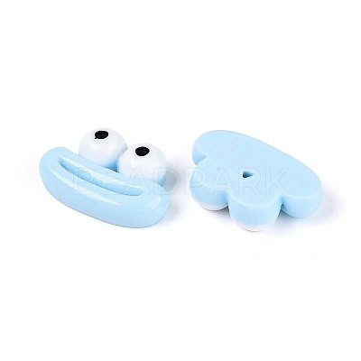 Opaque Resin Decoden Cabochons RESI-N051-15D-1