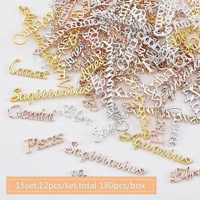 15 Sets 5 Style Alloy Cabochons FIND-OC0001-26-1