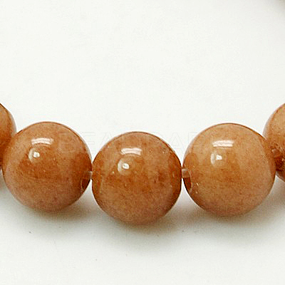 Natural Mashan Jade Round Beads Strands G-D263-4mm-XS27-1