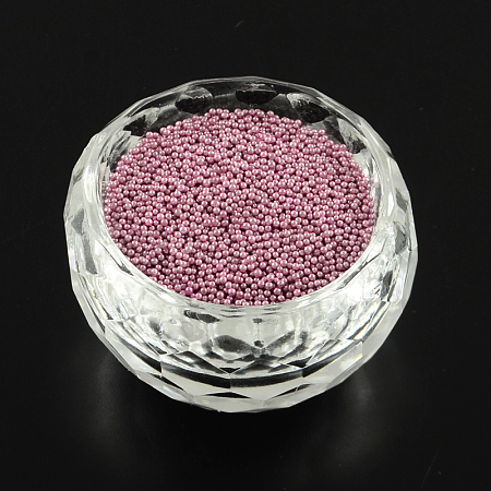 Color Plated DIY 3D Nail Art Decoration Mini Glass Beads MRMJ-R038-E04-1