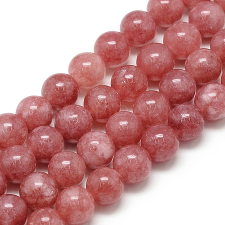 Natural Quartz Beads Strands G-S150-10mm-06-1-1